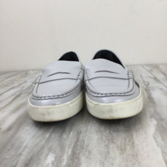 Rag & Bone Leather Grey Loafers 6.5 - Picture 3 of 9